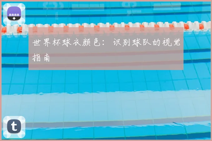 世界杯球衣颜色:识别球队的视觉指南